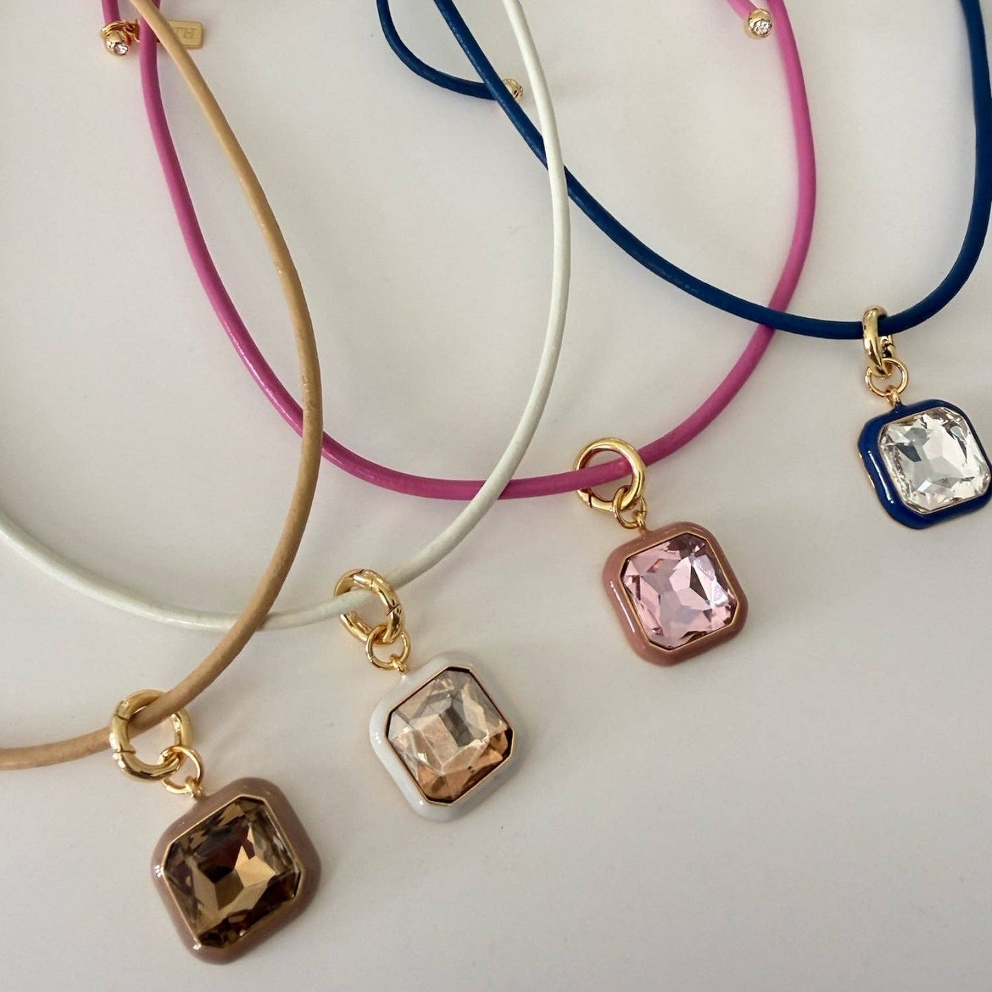 Aurora Pendant Necklace - Tan: Tan / Necklace