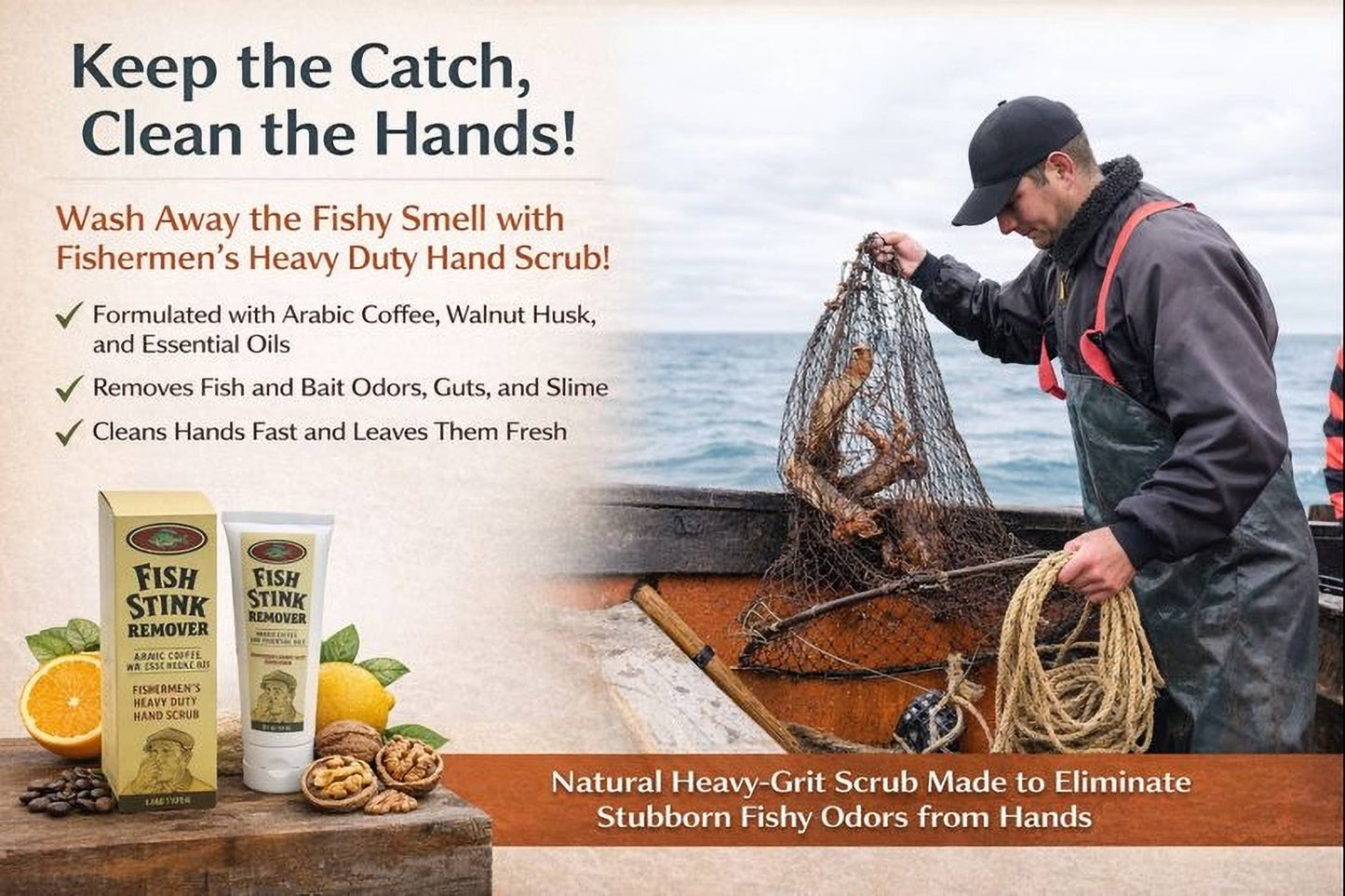 Fish Stink Remover Scrub