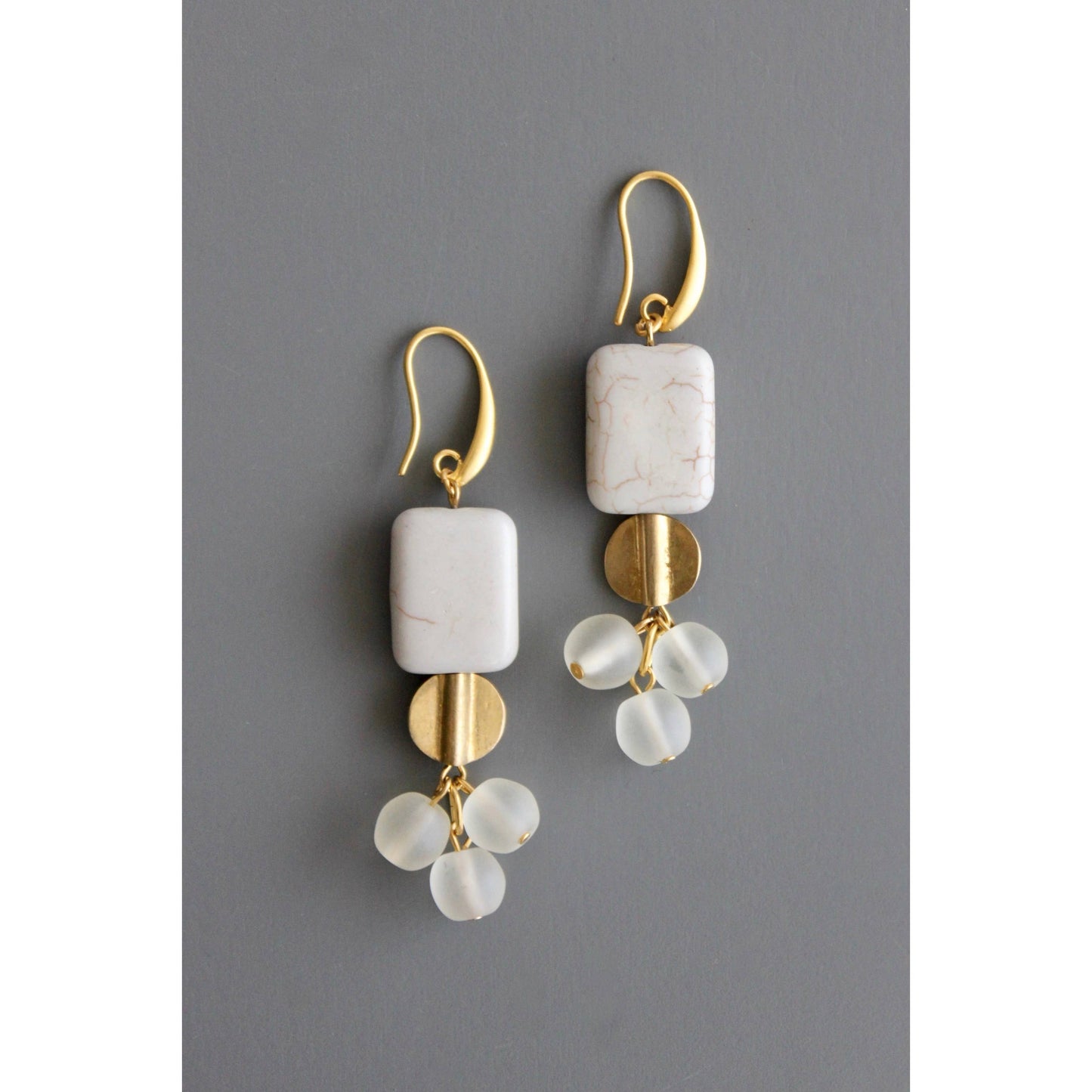 Isle cluster earrings