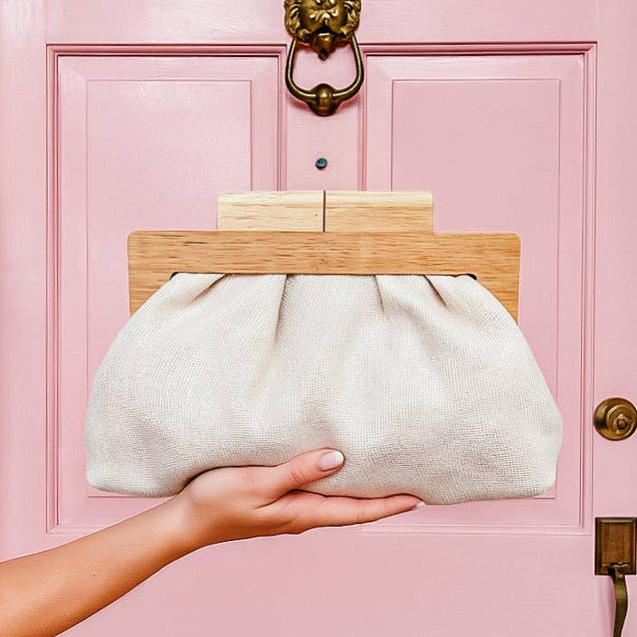 East Bay Linen Clutch
