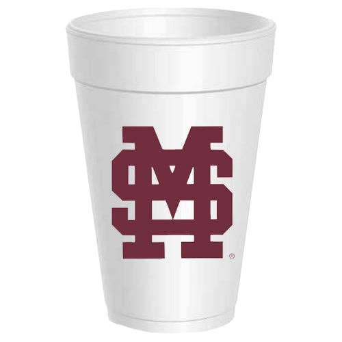 Mississippi State Foam Cups