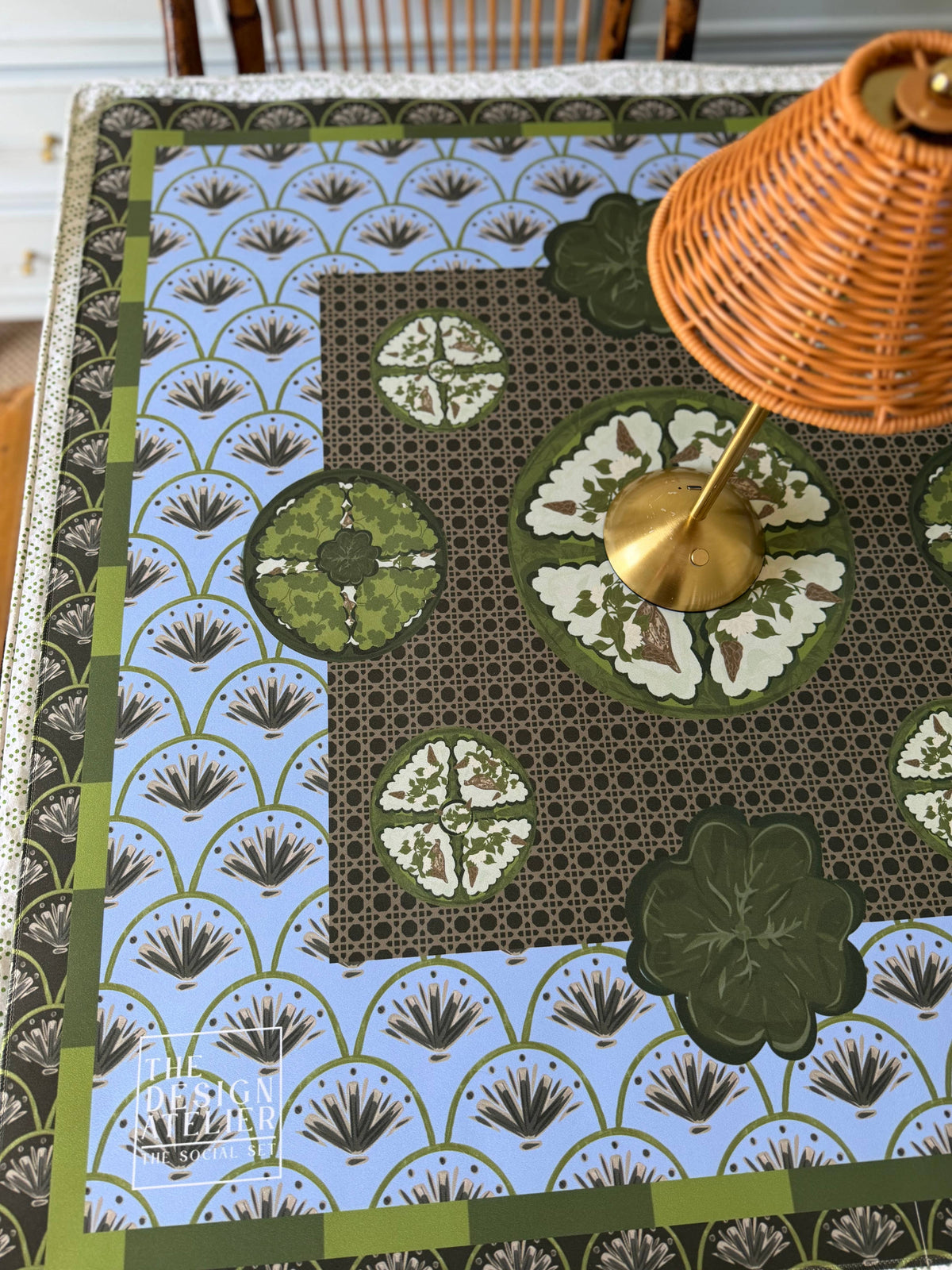Verdant Moss Mahjong Mat