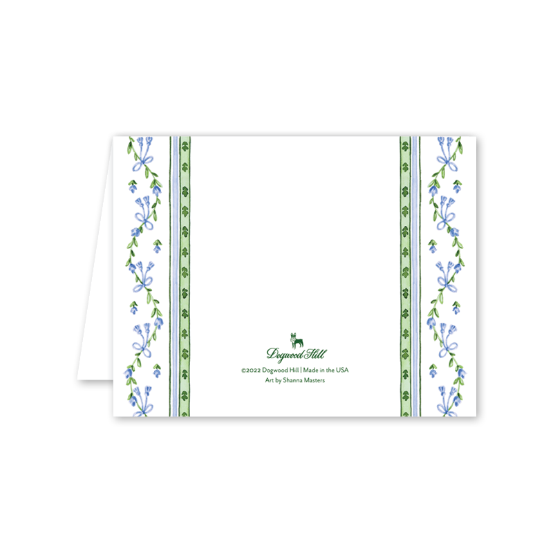 Broderie Bleue Wedding Card