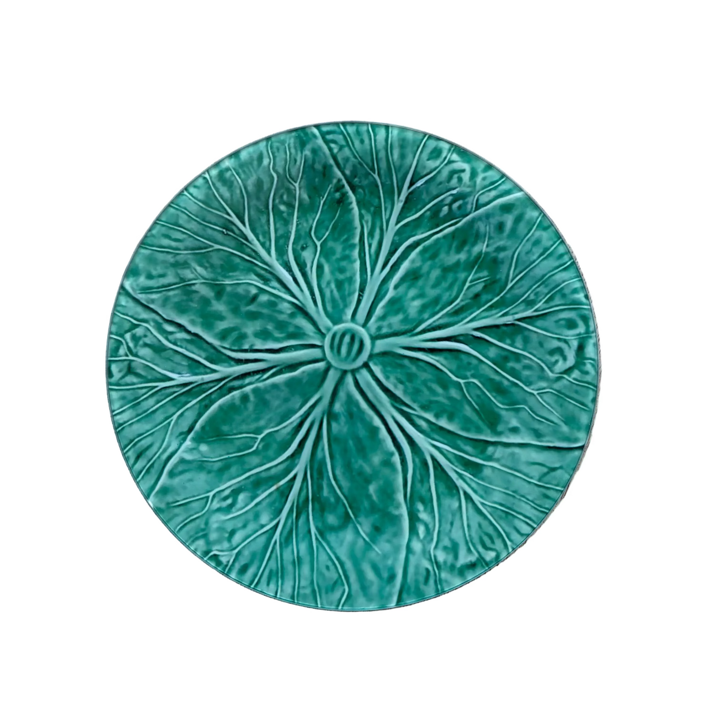 Grandmillennial China Plate Cutting Board: Cabbage