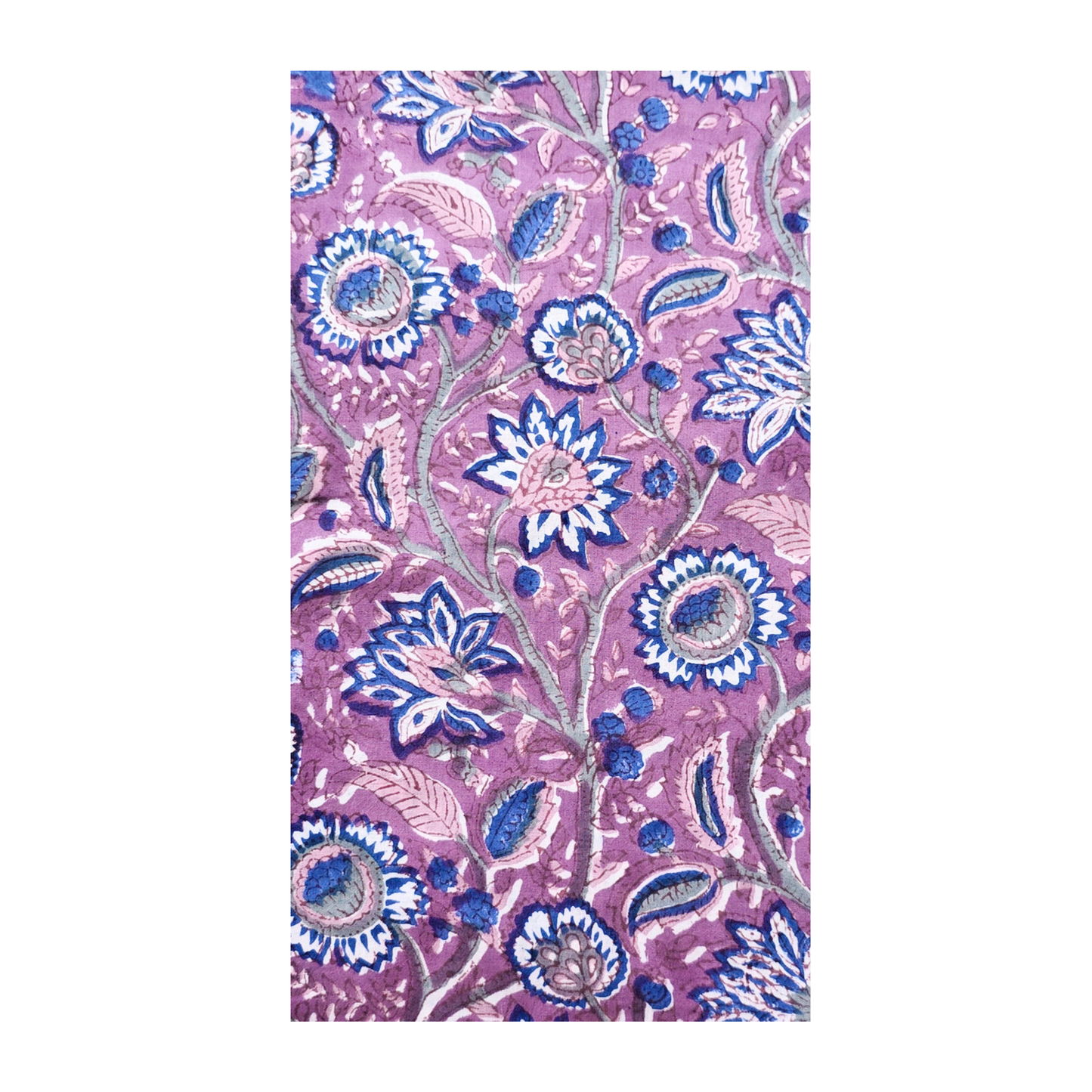 Purple Block Print Guest Napkins