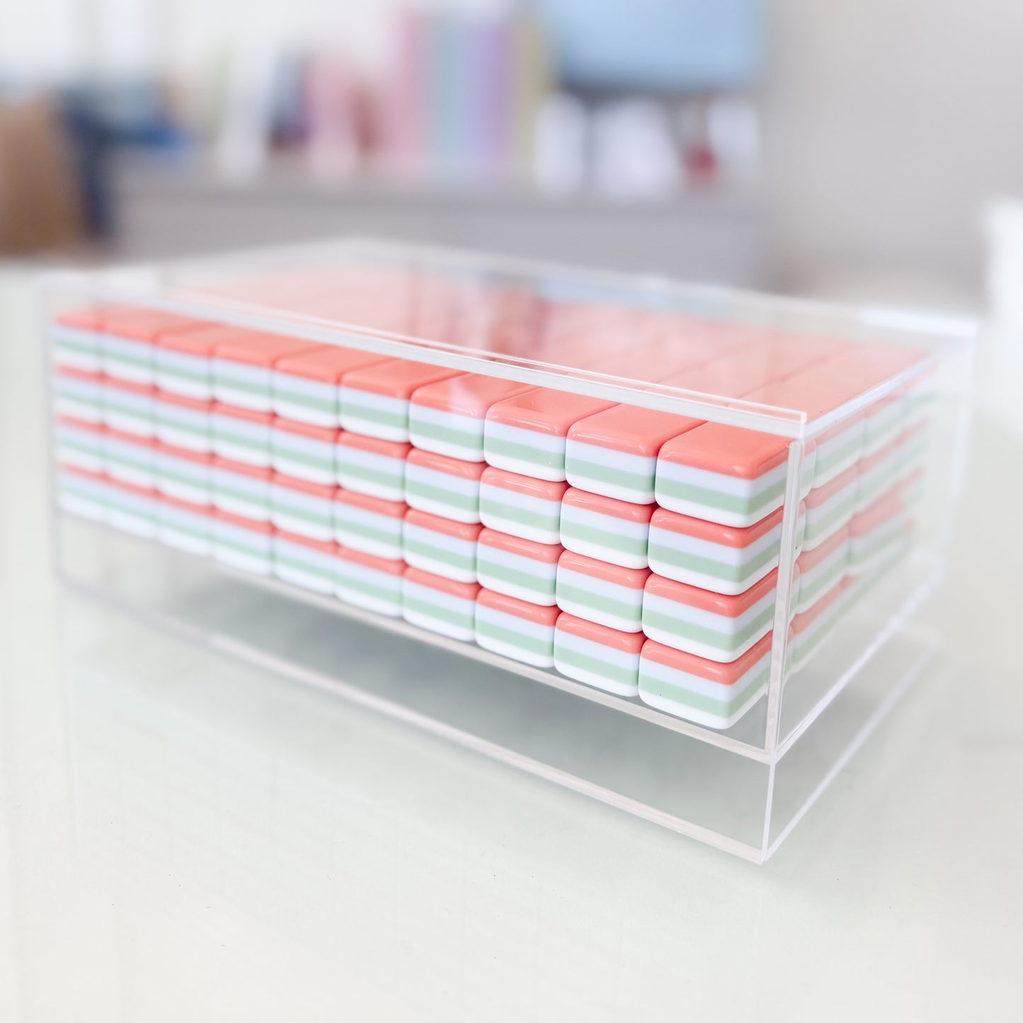 Acrylic Mahjong Box
