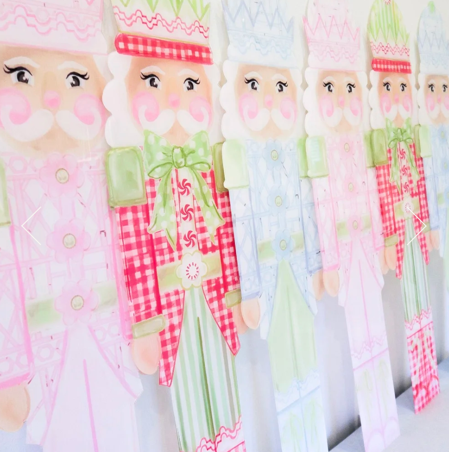 Blue Nutcracker Door Hanger
