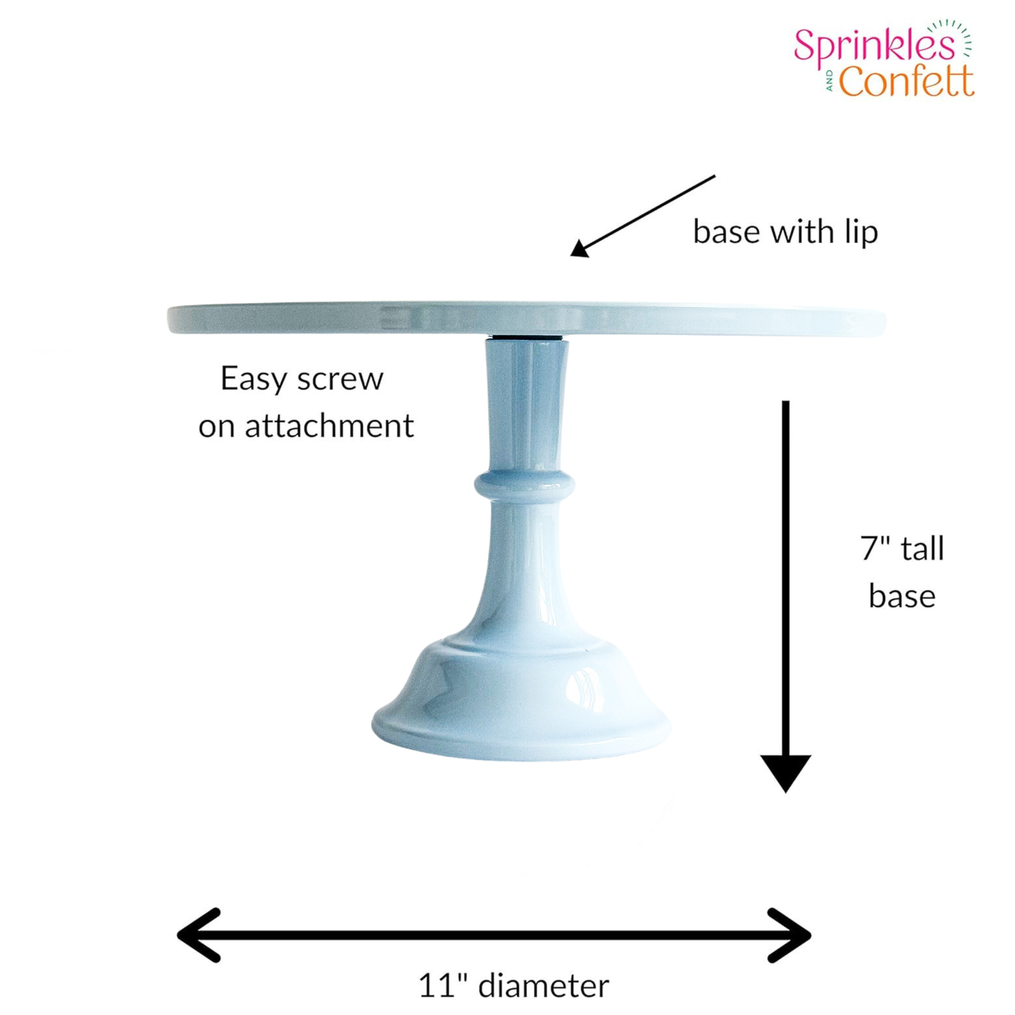 Blue Melamine Cake Stand