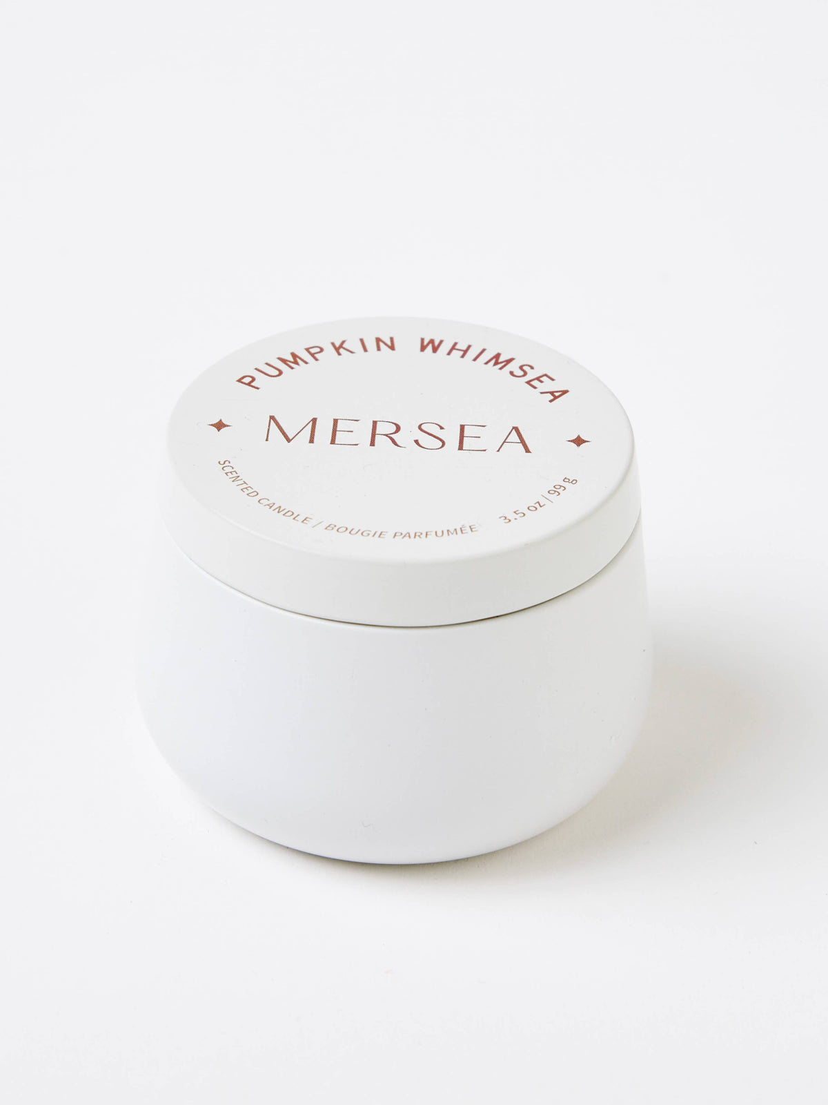 Pumpkin Whimsea Mersea Tin Candle