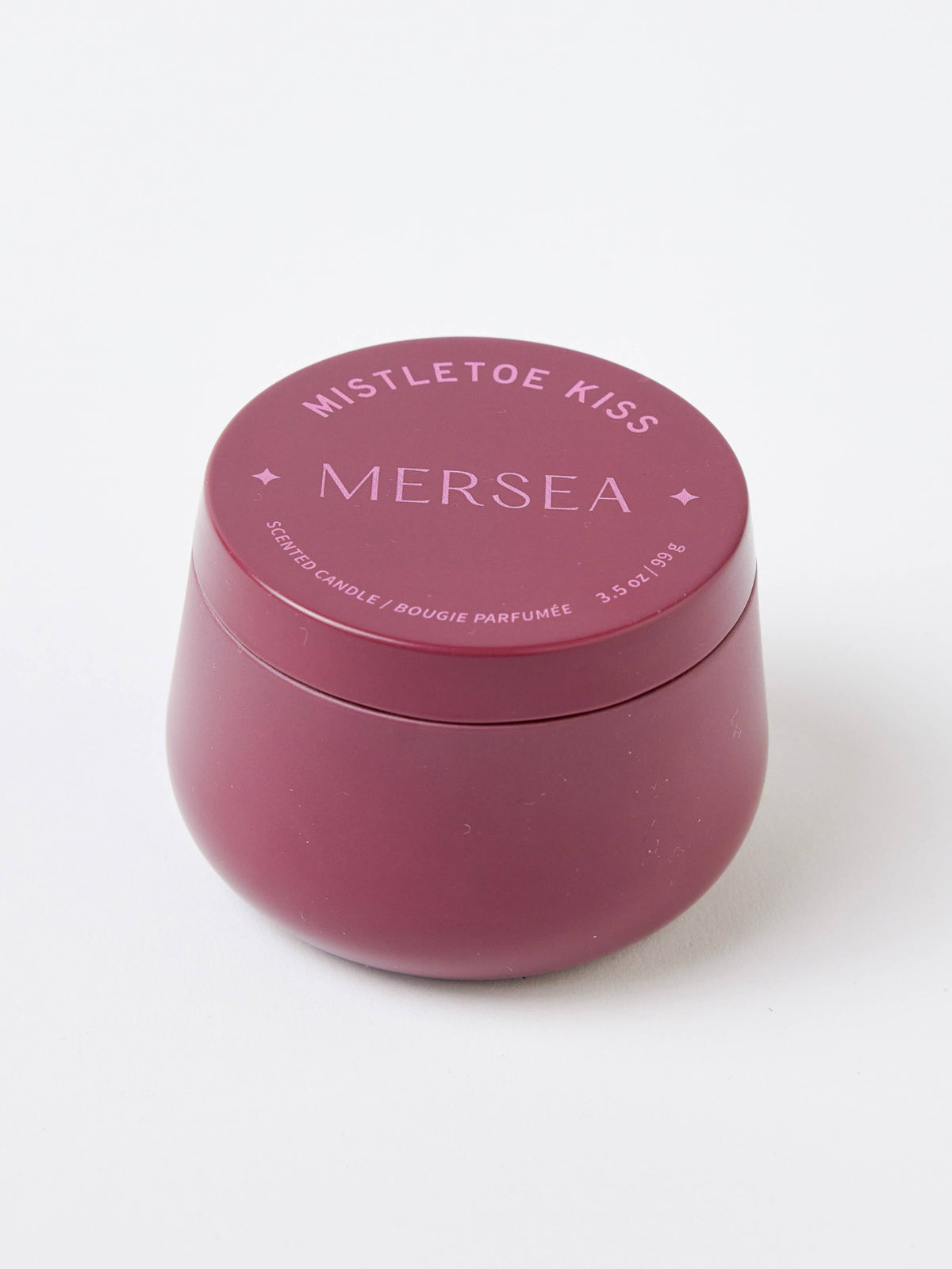 Mistletoe Kiss Mersea Tin Candle