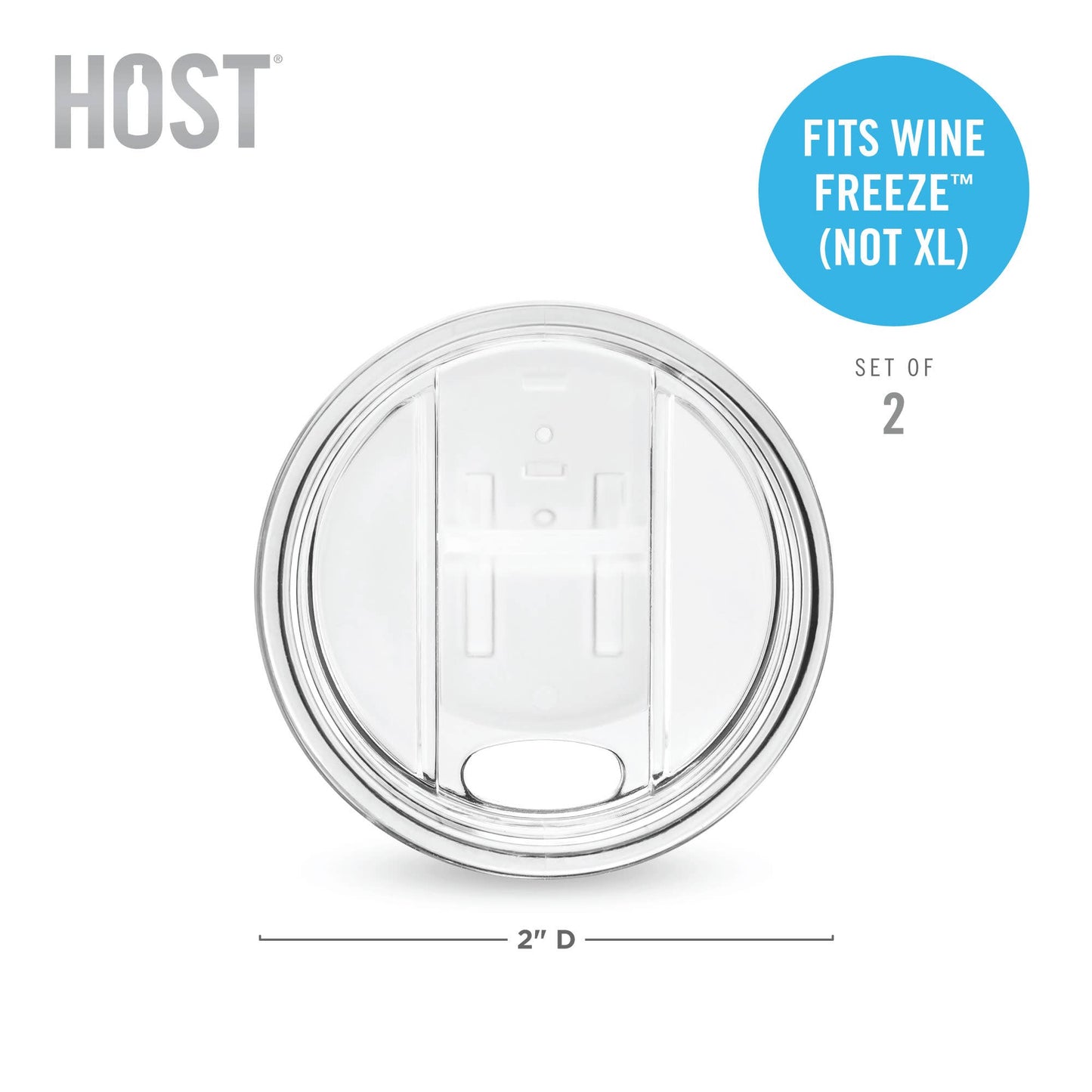 Wine Travel Lids Set of 2