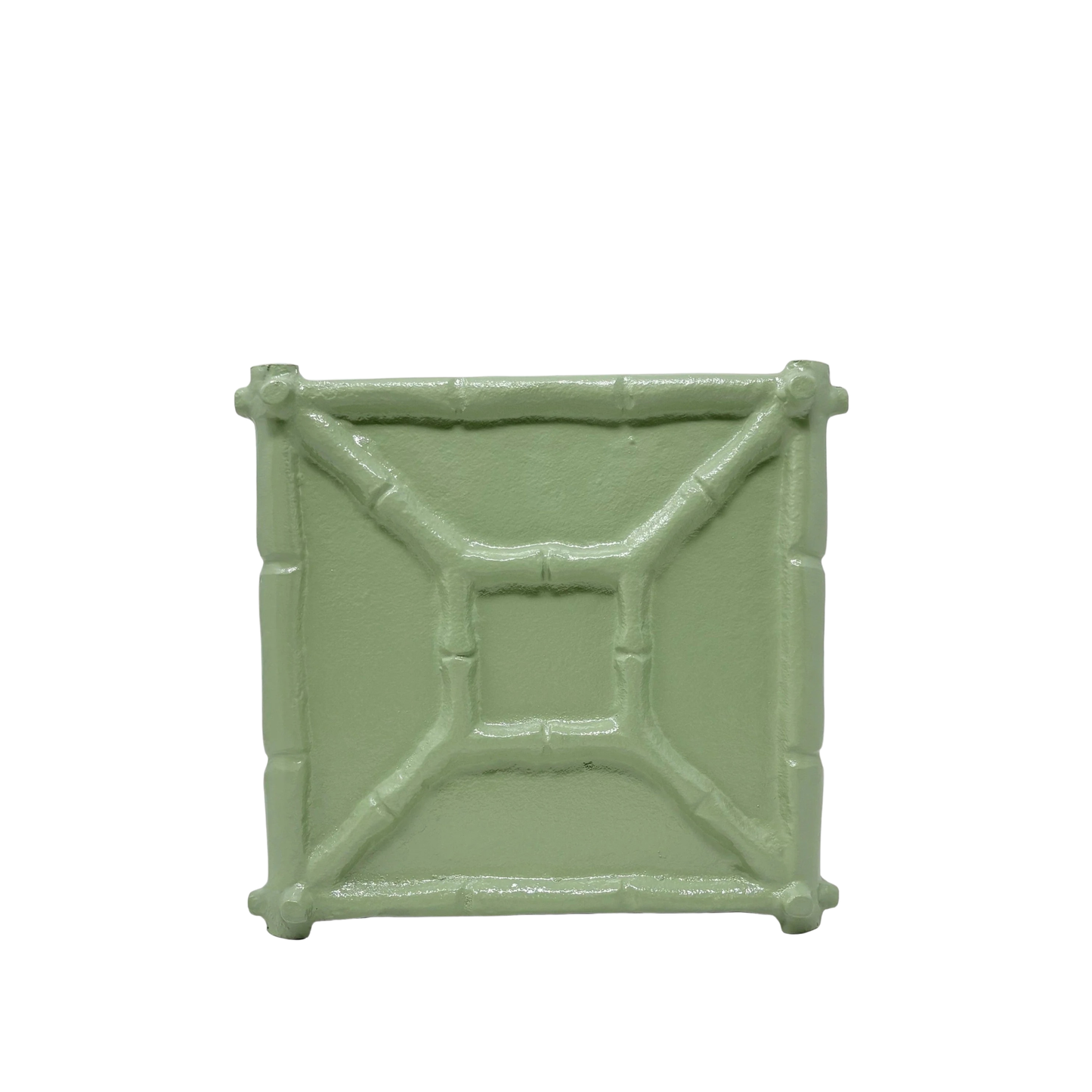 Green Bamboo Box Planter: Small