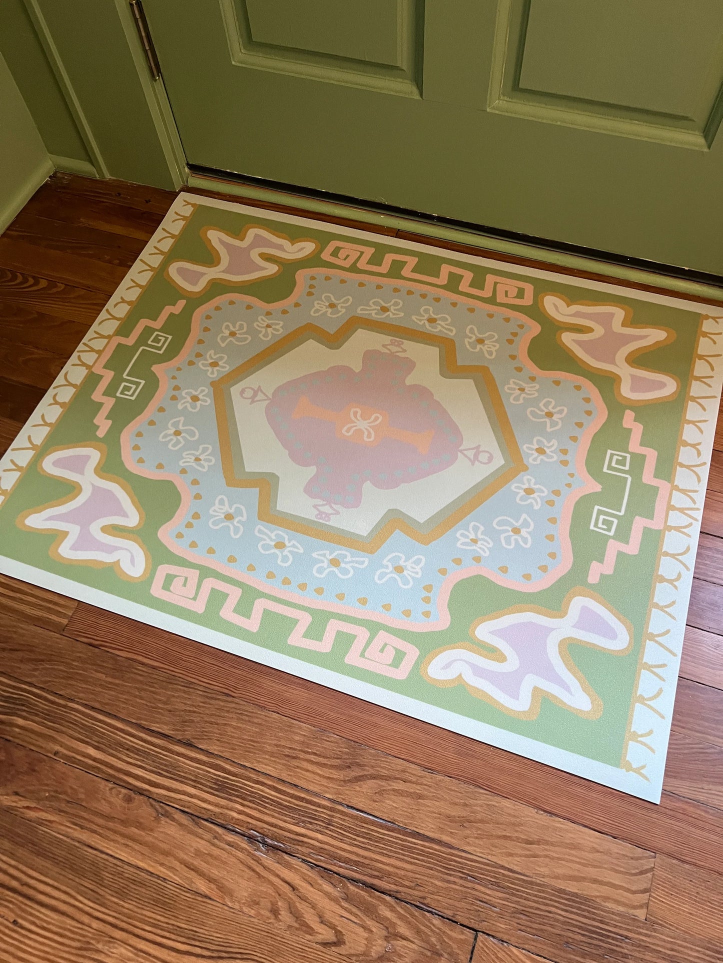 Royal Oushak Vinyl Floor Mat 28"x36"