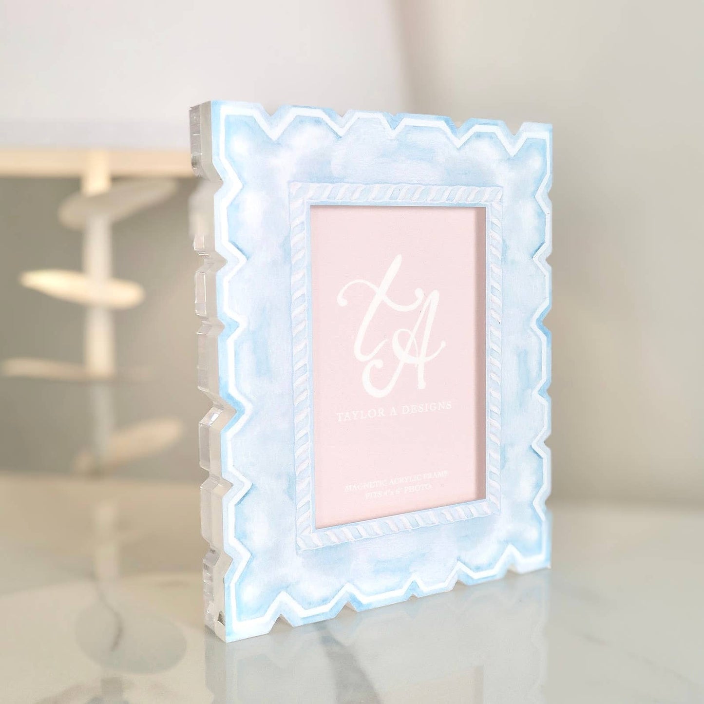 Blue Acrylic Frame