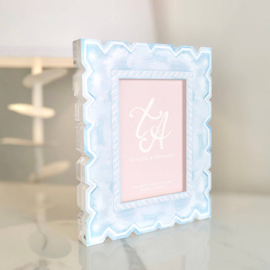 Blue Acrylic Frame