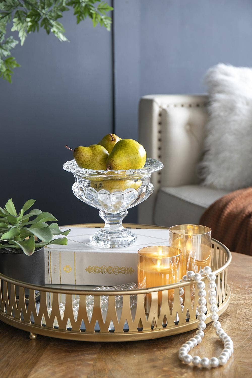 Omari Crystal Display Bowl