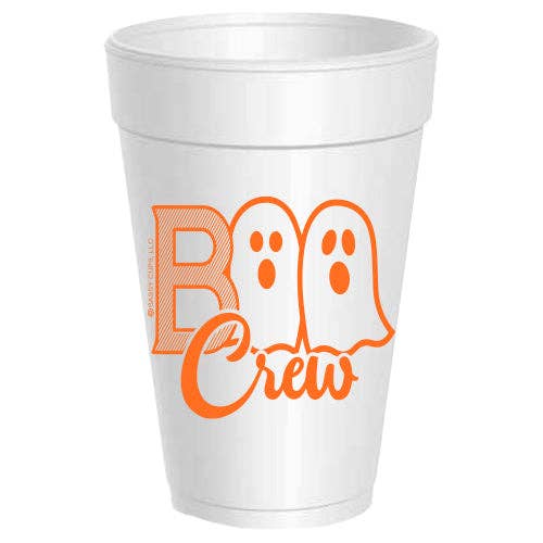 Boo Crew Foam Cups