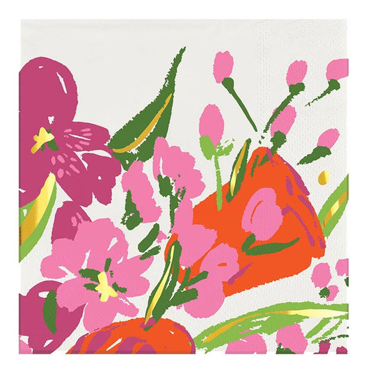 Floral Cocktail Napkins