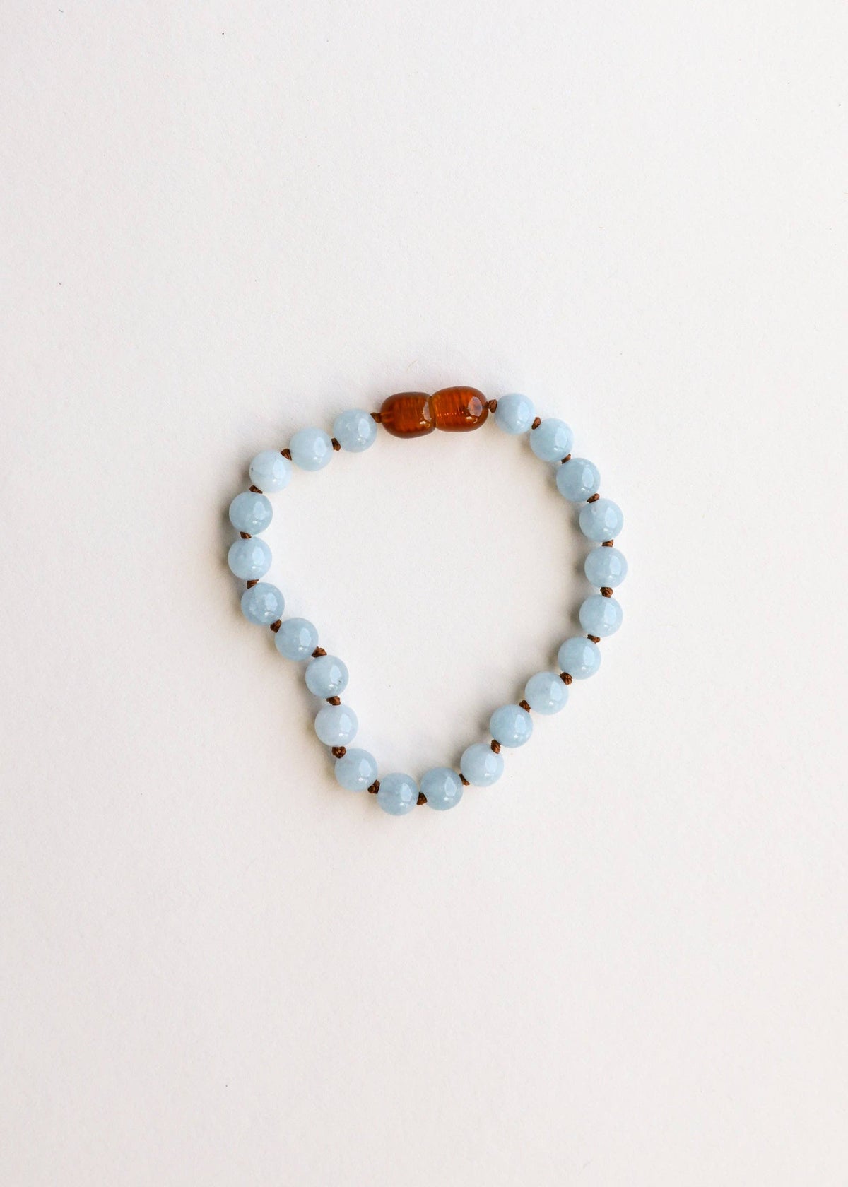 Pure Gemstone + Aquamarine || Necklace: 11" Baby Necklace