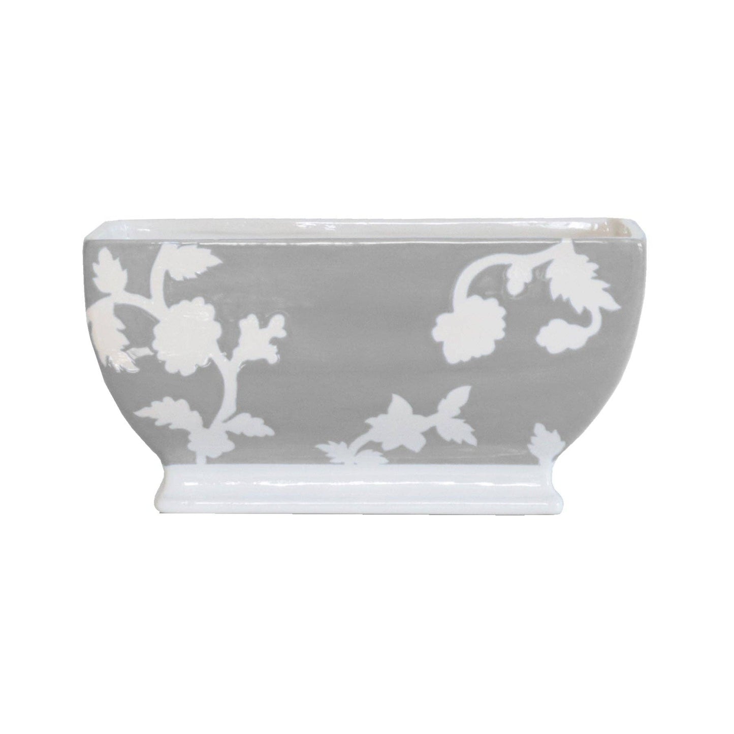Chinoiserie Dreams Planter: Hydrangea Light Blue