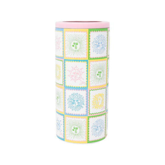 Sun Tiles Slim Can Koozie