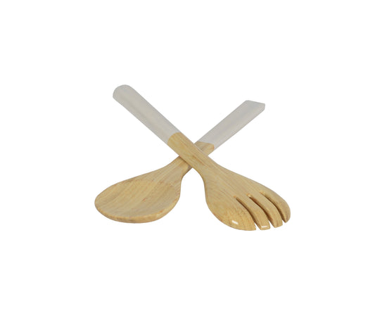 Small Salad Server - White