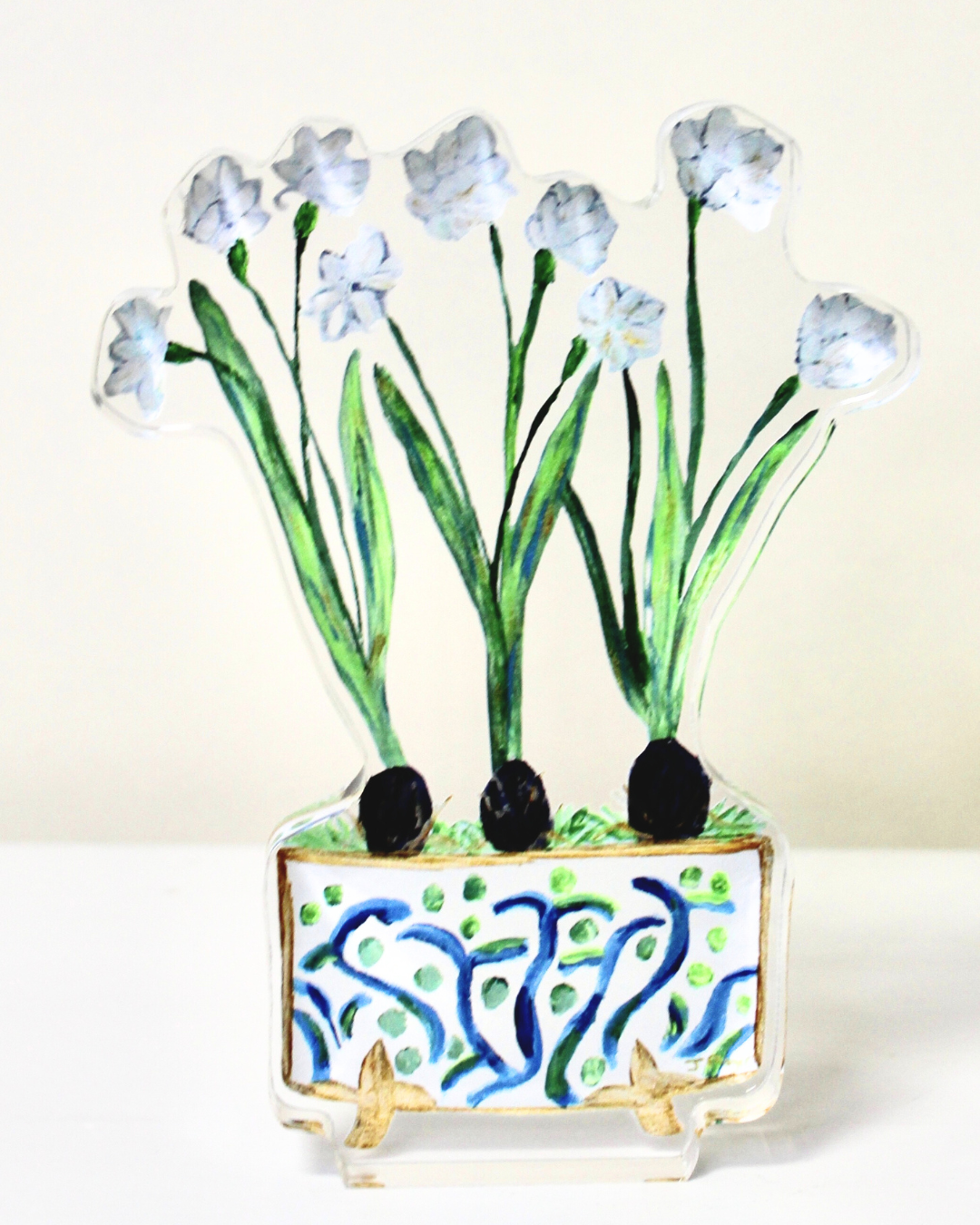 Paperwhites Acrylic Art Block