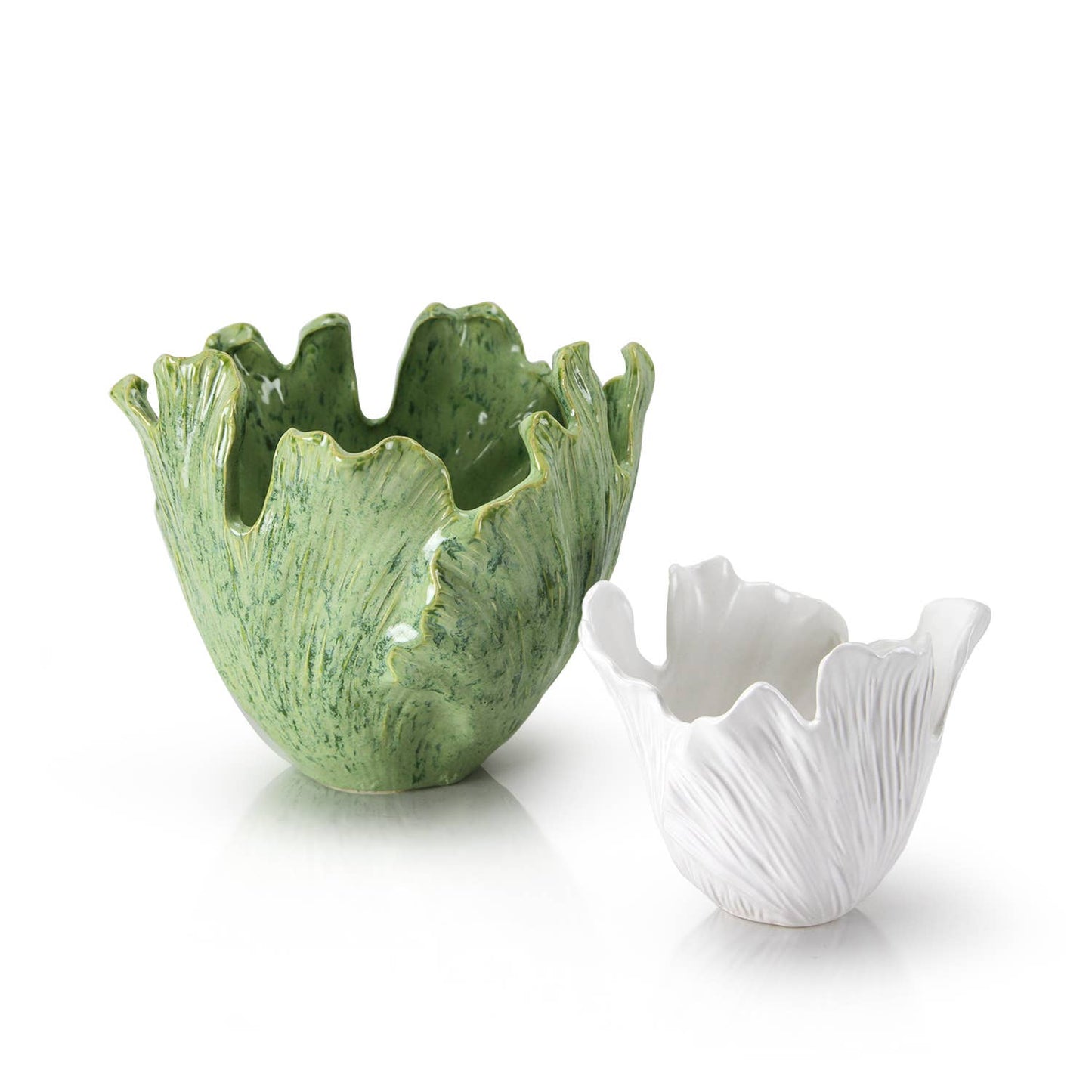 Green Iceberg Elegance Vase - Large