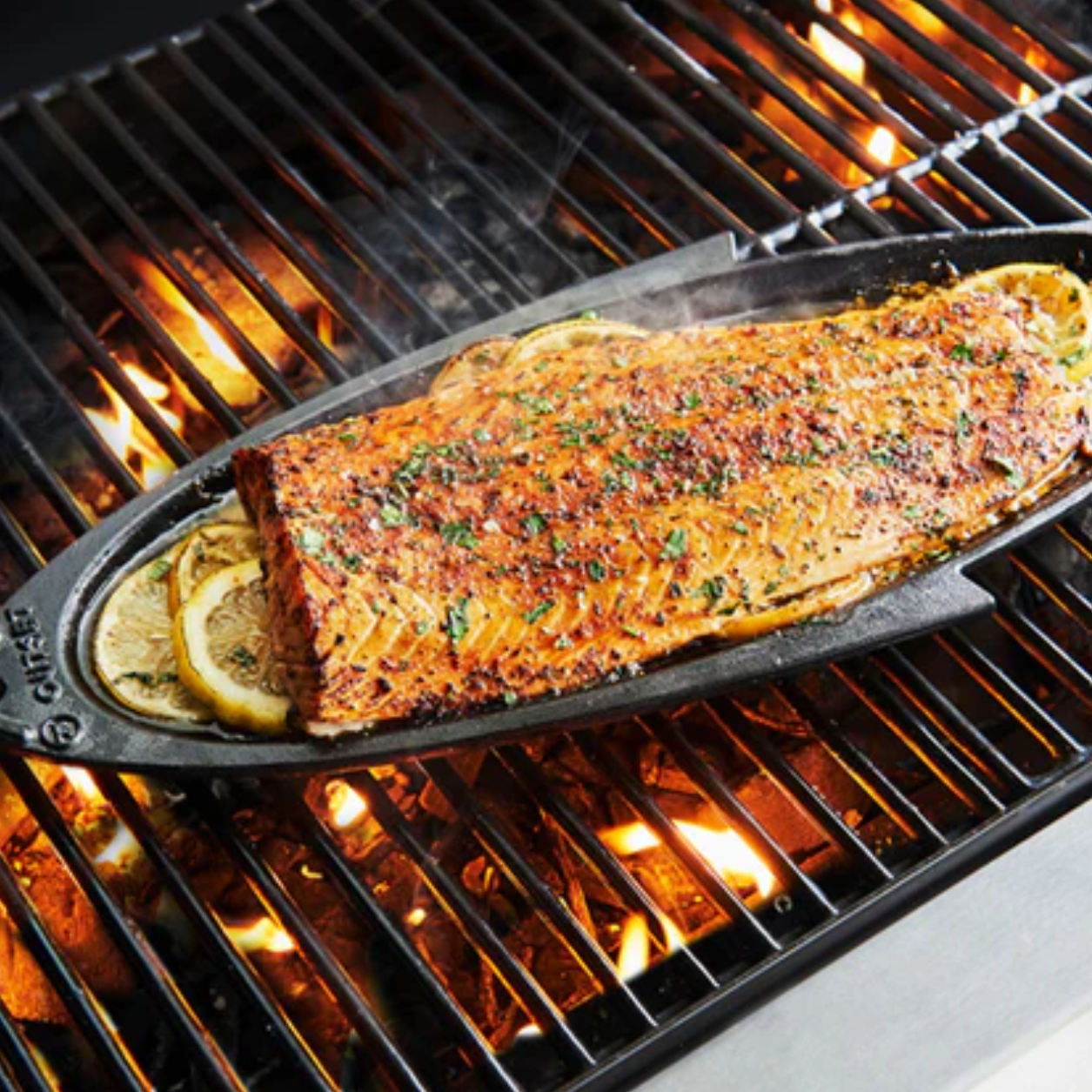 Cast Iron Fish Griling Pan