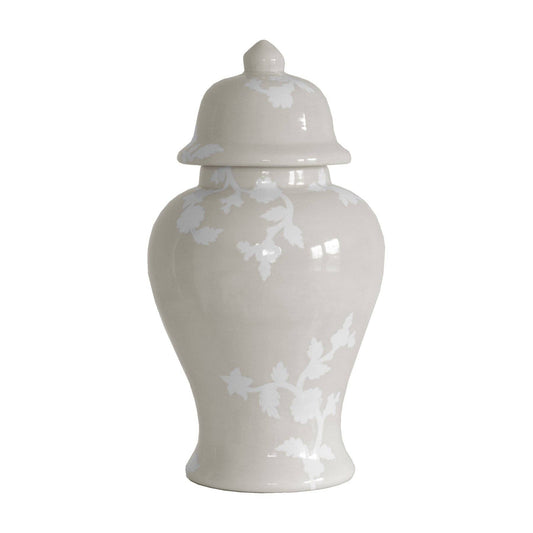 Chinoiserie Dreams Ginger Jars in Beige: Large
