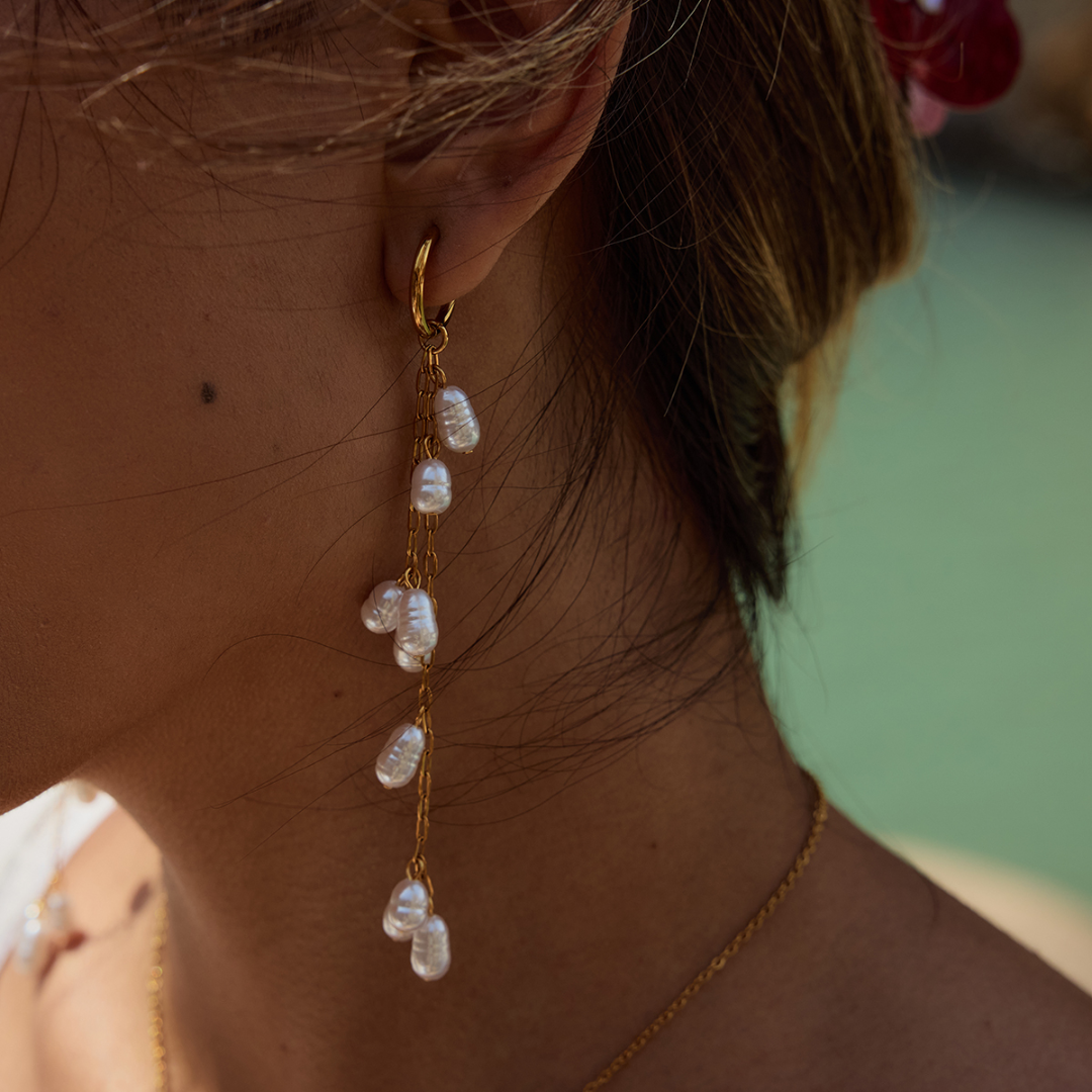 Winslet Pearl Drop Earrings