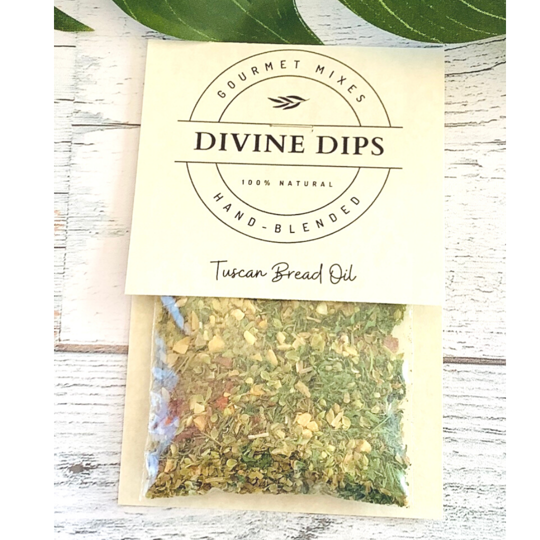 Tuscan Seasoning Dip Mix & Oil Blend: Private Label