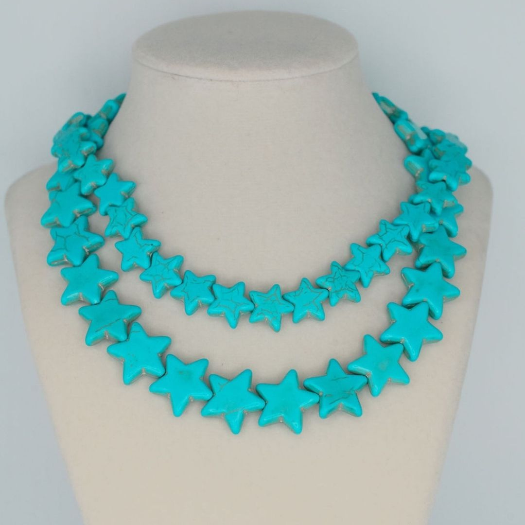Large Turquoise Star Necklace