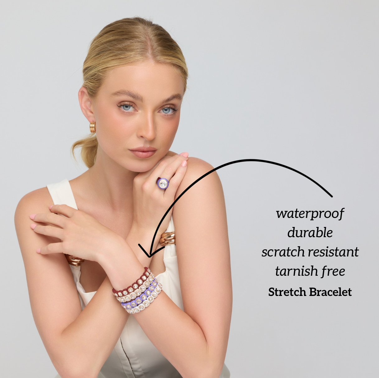 Jelly Pop Bracelet - Mocha