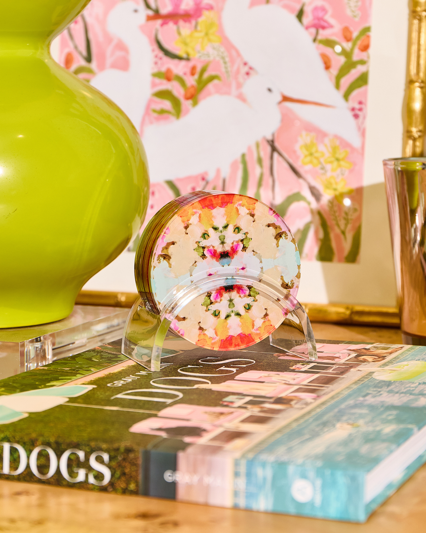 Amber Fresco Coaster | Laura Park
