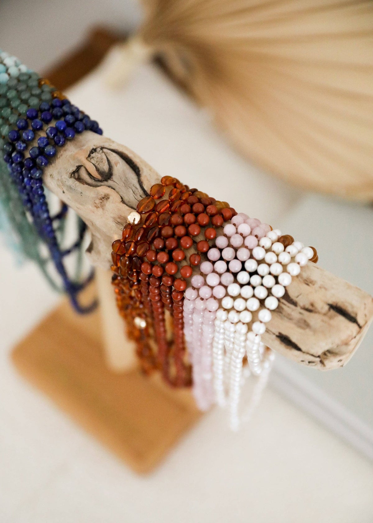 Pure Gemstone + Pearl || Anklet or Bracelet: 9.5"