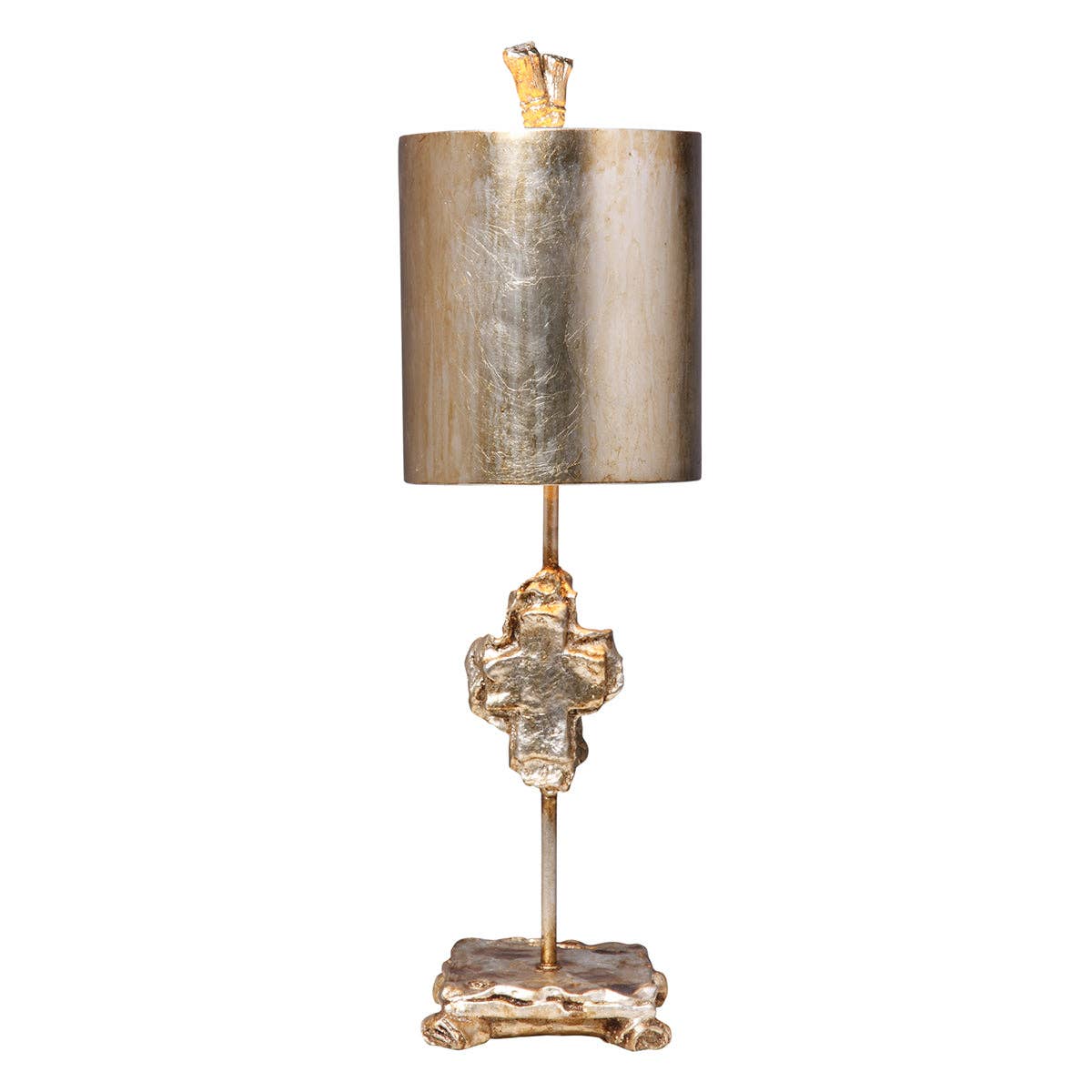 Cross Silver Table Lamp