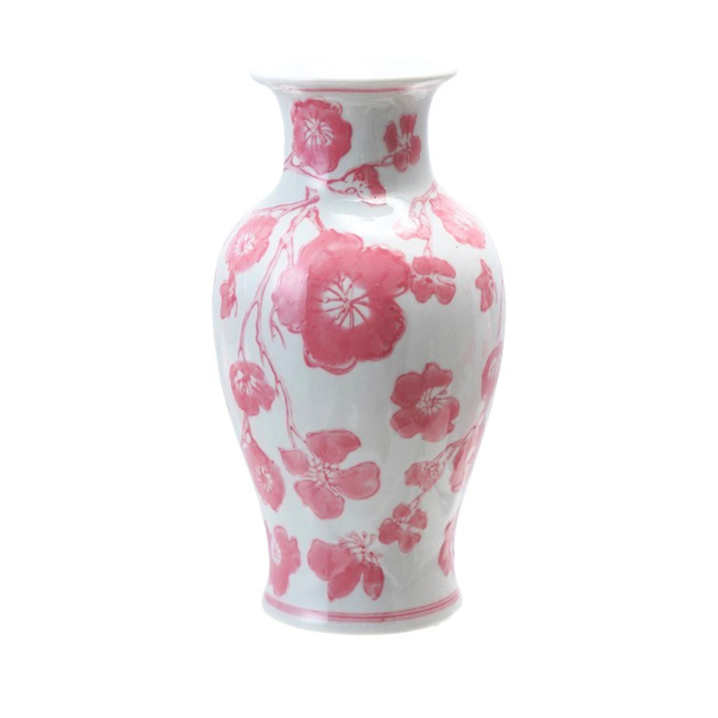 Pink Floral Vase - 2