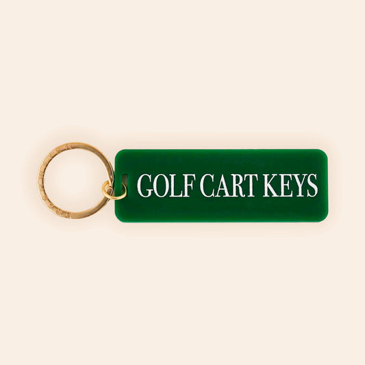 Golf Cart Keys  Keychain