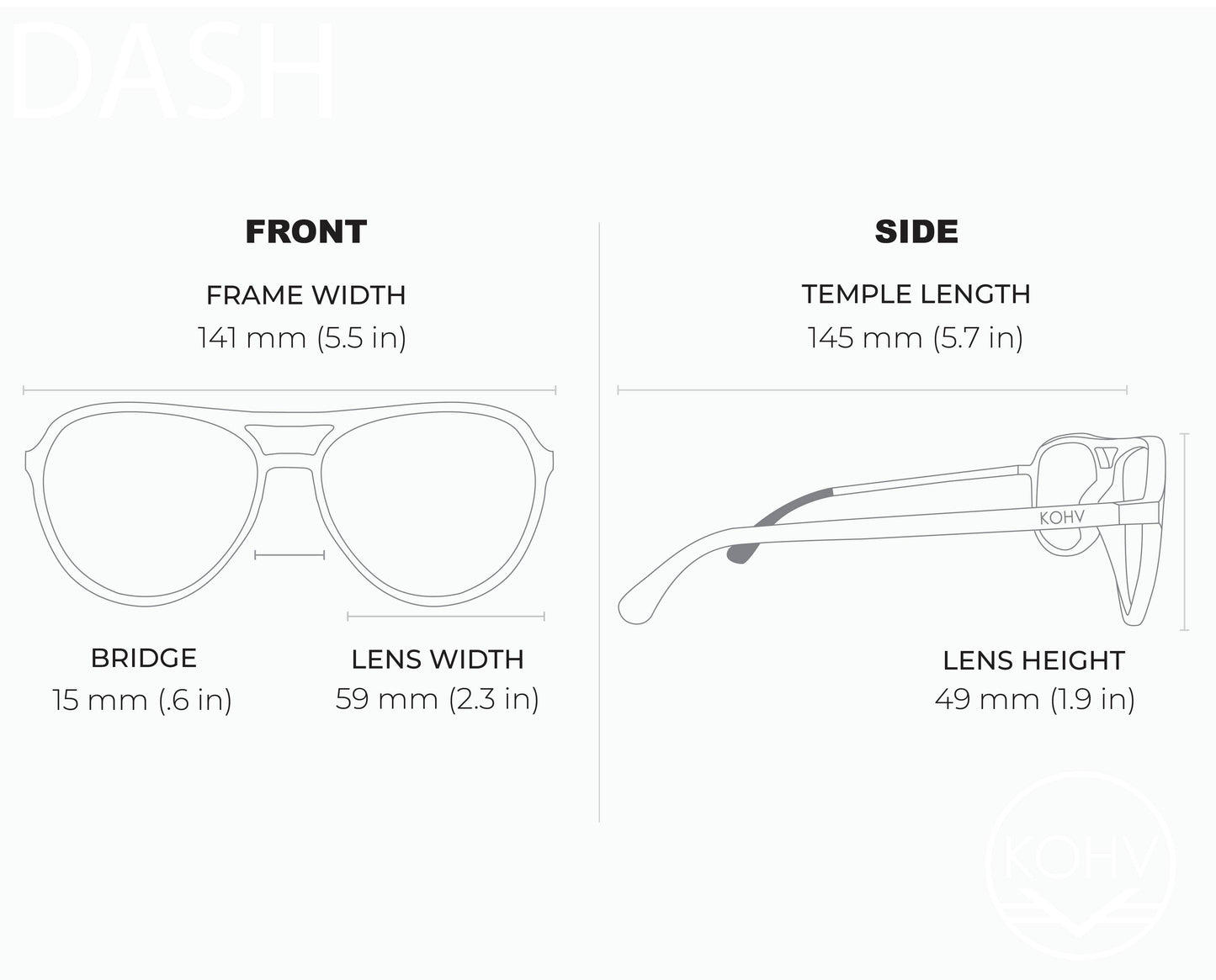 DASH BRONZE Polarized Sunglasses