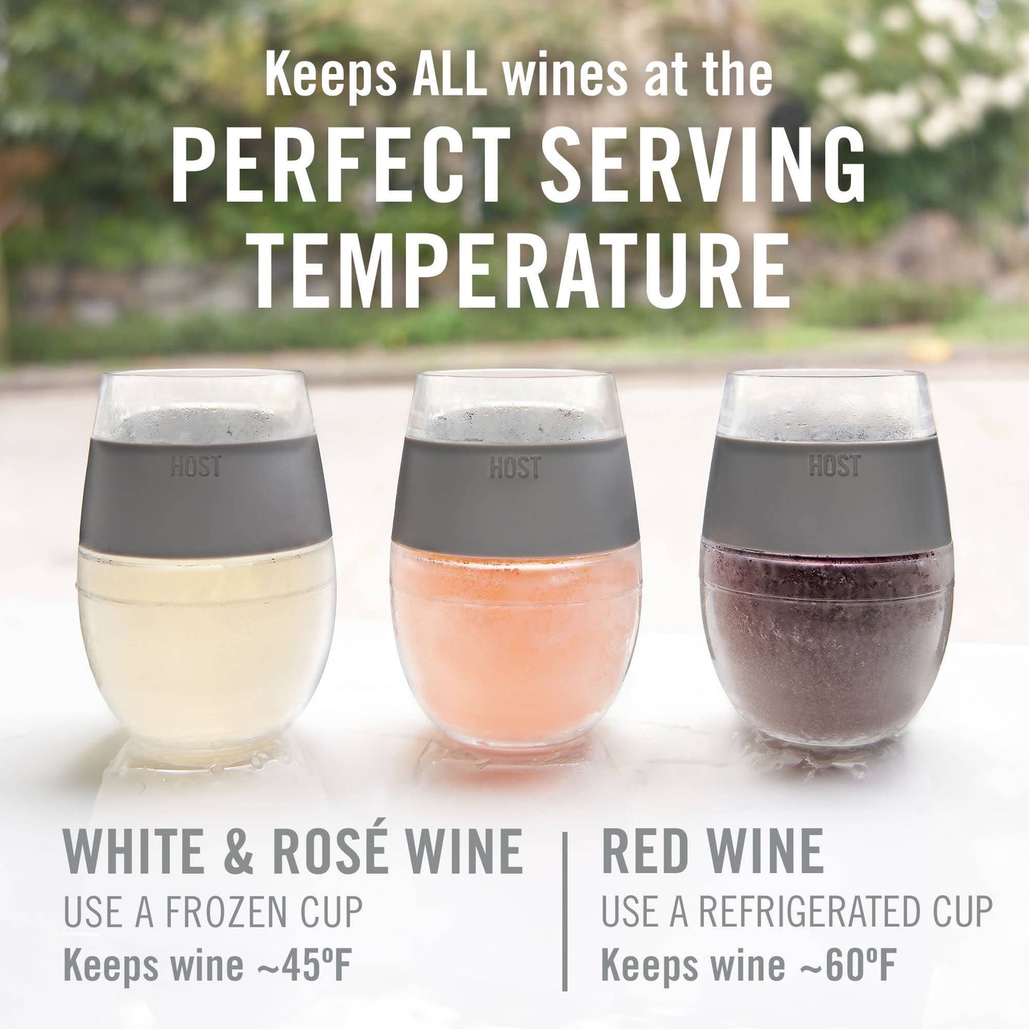 HOST Blue Wine Cup