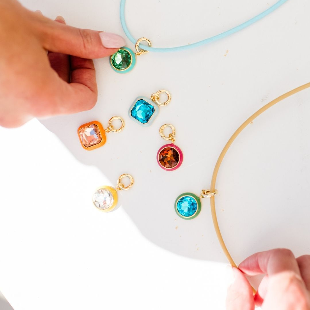 Turquoise Luna Pendant Coconut Necklace