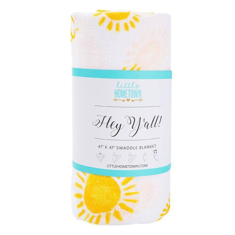 Hey Y'all! Swaddle Baby Muslin Swaddle