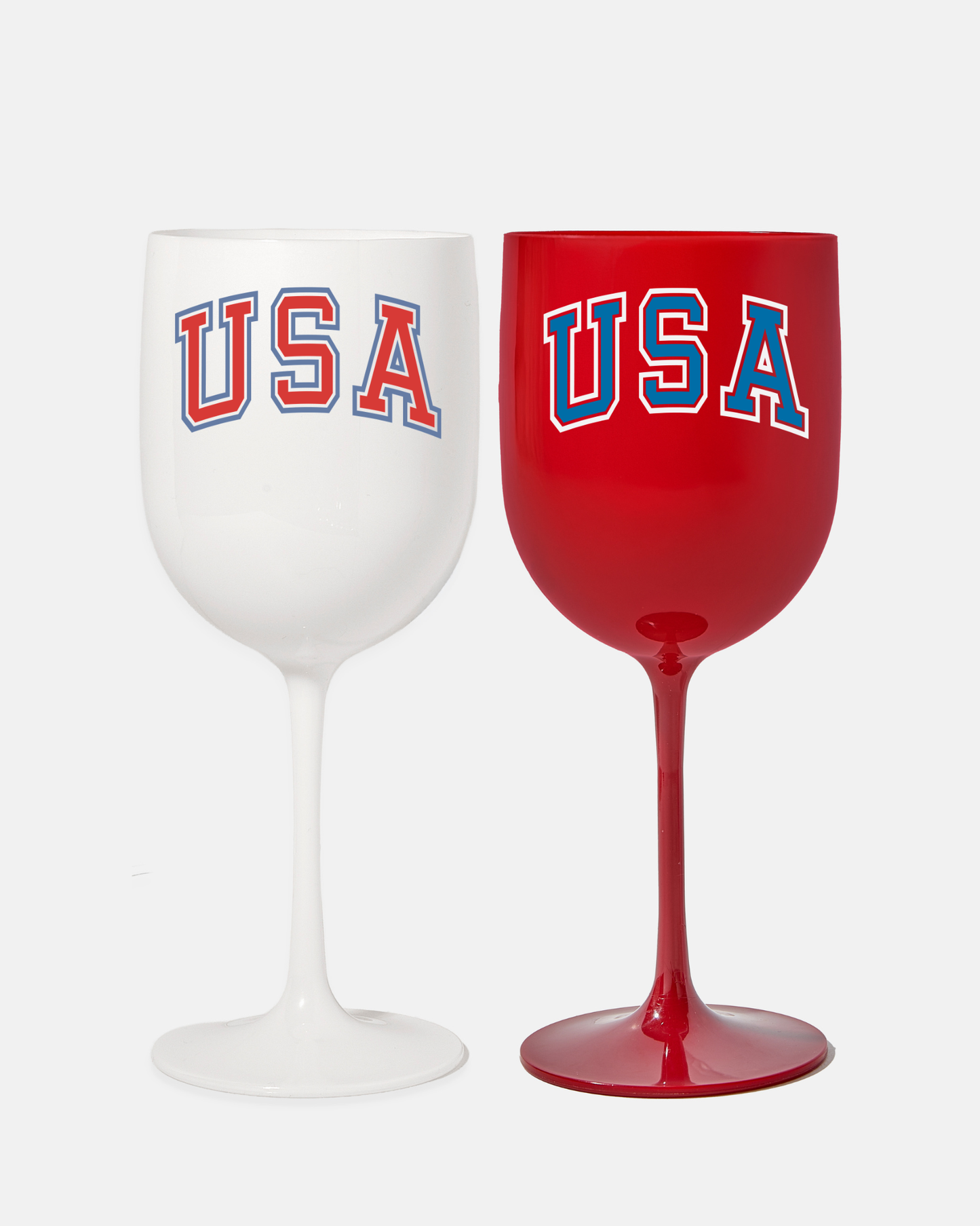 USA Wine Glass: Red