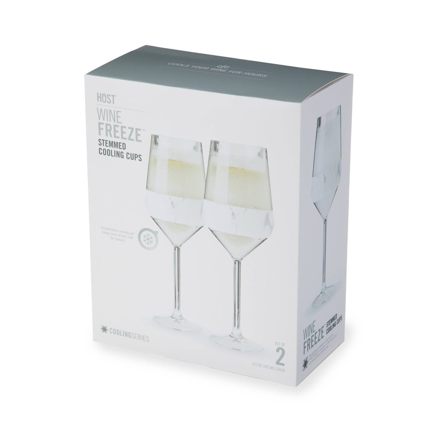 Wine Stemmed Cooling Cups - Set of 2