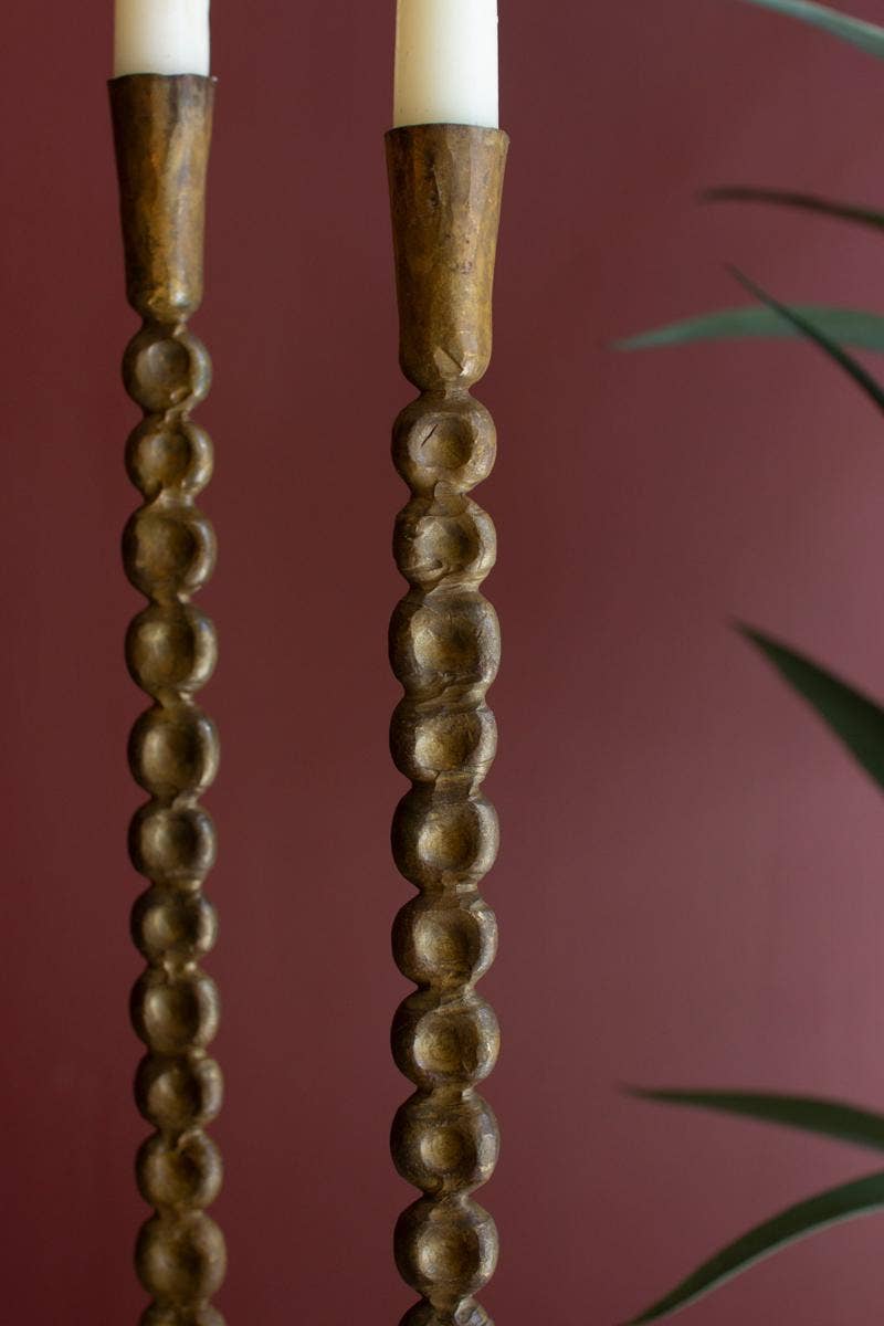 Antique Brass Candle Sticks