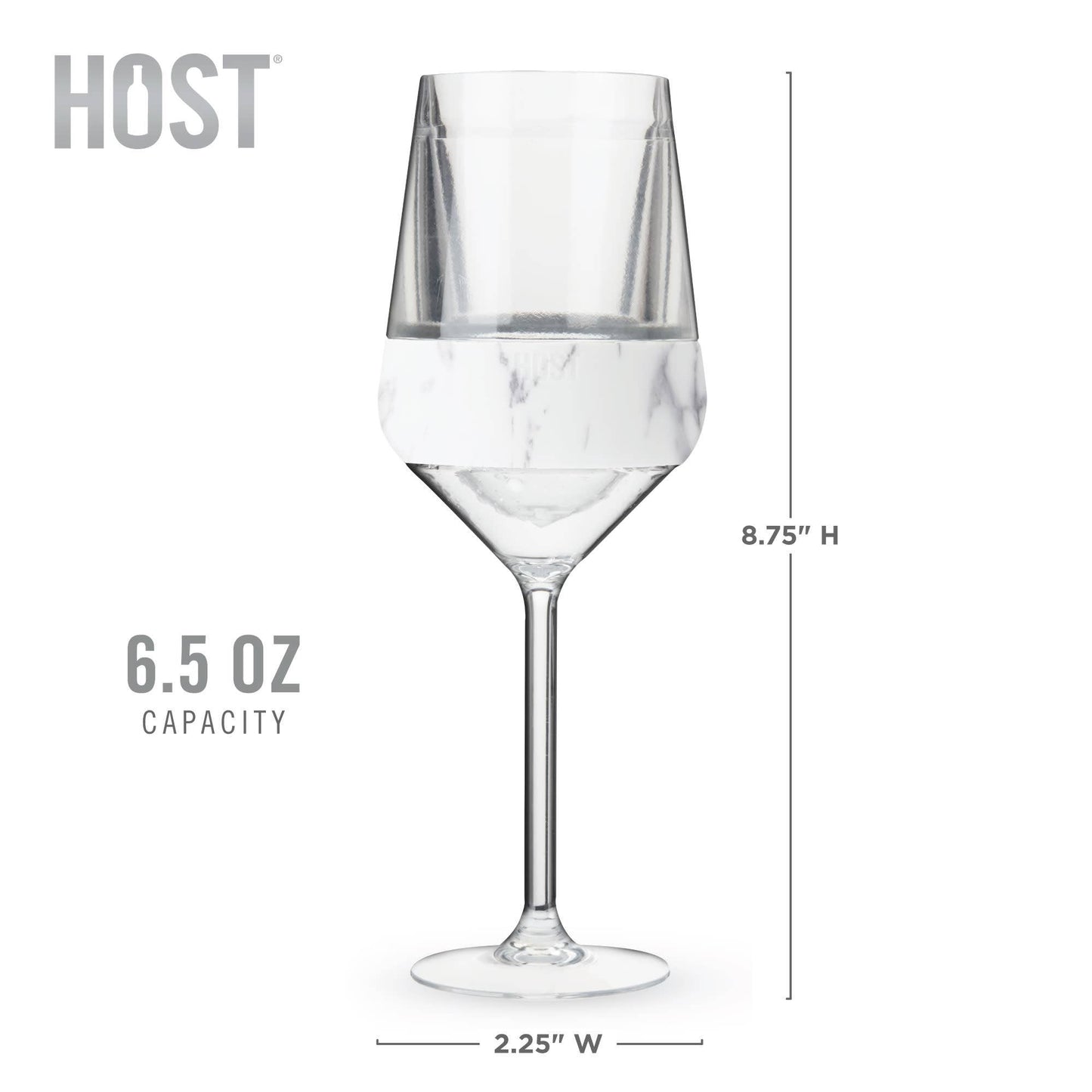 Wine Stemmed Cooling Cups - Set of 2