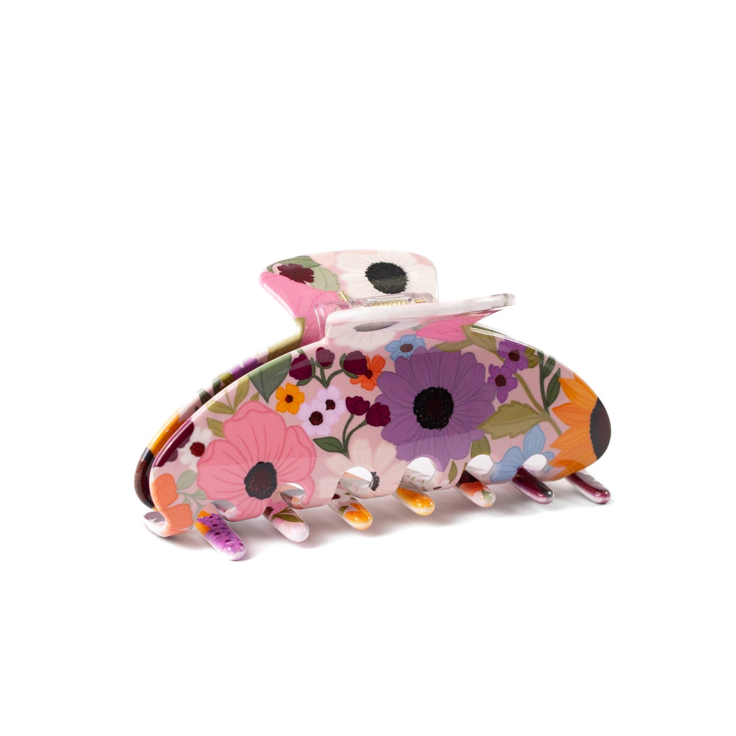 Blue Stripes Claw Clip