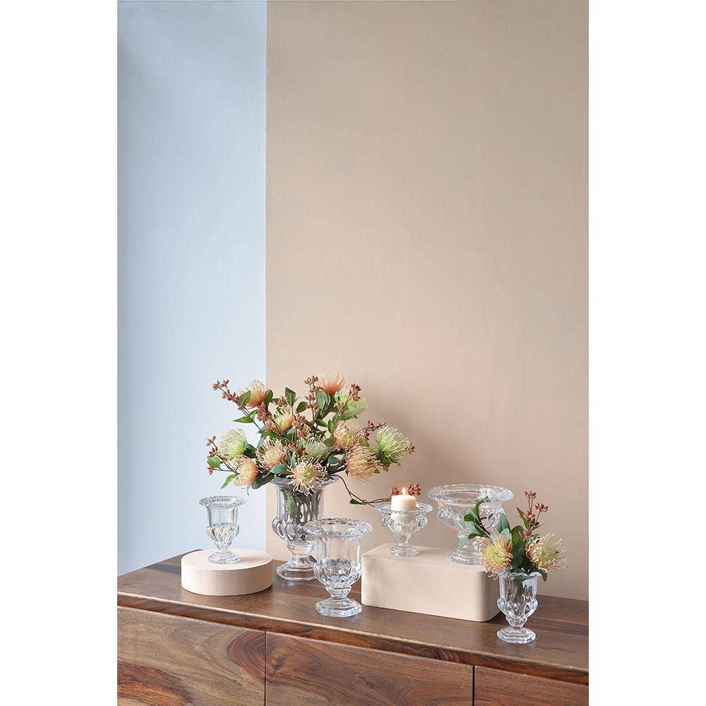 Crystal Elegance Glass Vase