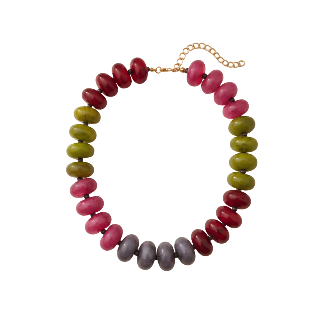 Bentley Necklace: Burgundy